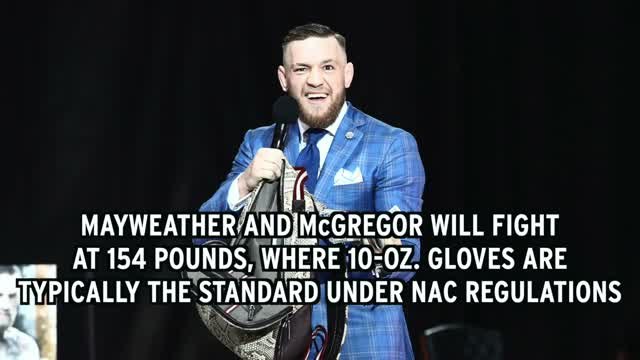 Floyd Mayweather, Conor McGregor To Fight With 8-Oz. Gloves?