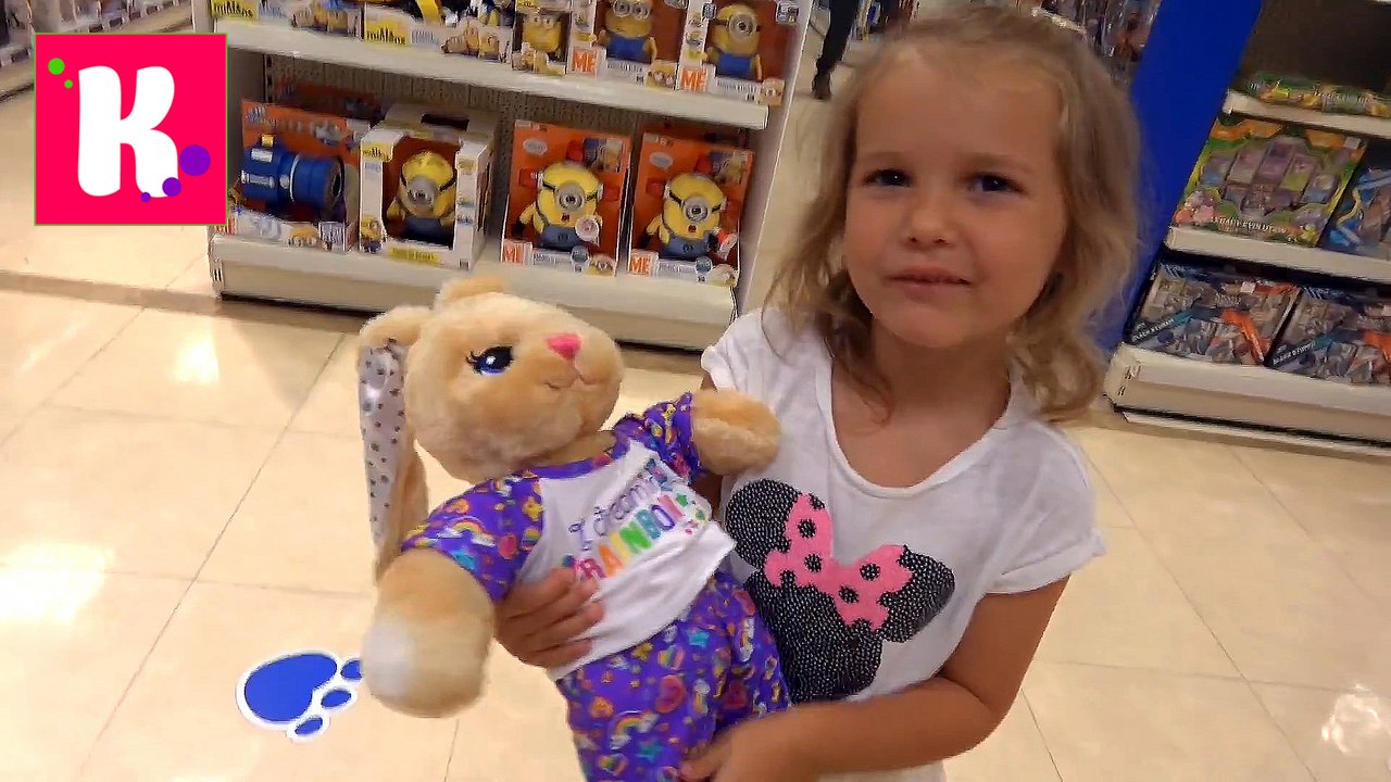 Funny Bunny Дайте ИМЯ зайчику милашке SHOPPING  игрушек и одежды Новый Питомец Кати BAB SUPER TOY новое видео на канале