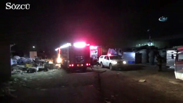 Bursa’da geri dönüşüm tesisinde korkutan yangın