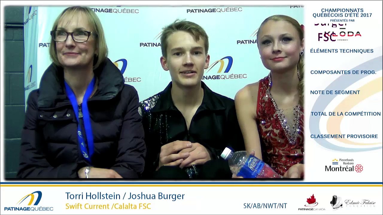 Championnats québécois d'été 2017 / Pré-Novice Danse