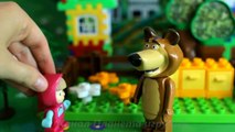 Completo para y masha oso de Ambulancia Osos de otoño 2016 de dibujos animados juguetes nueva serie HD