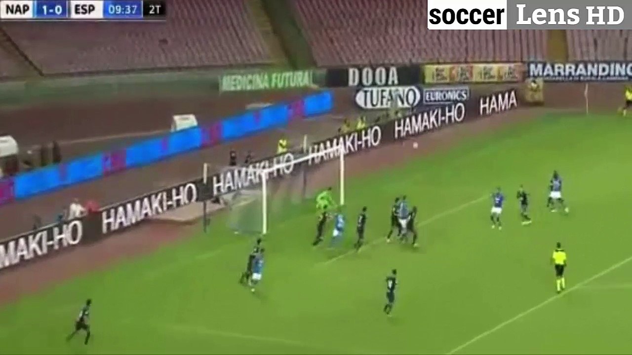 Raul Albiol Goal HD - Napoli 2-0 Espanyol 10.08.2017 HD