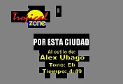 Por Esta Ciudad - Alex Ubago (Karaoke)