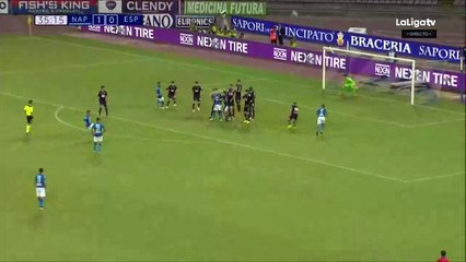 Dries Mertens Goal ~ Napoli vs Espanyol 1-0