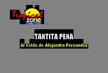 Tantita Pena - Alejandro Fernández (Karaoke)