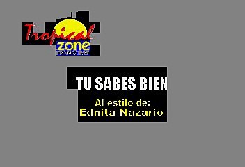 Tu sabes bien - Ednita Nazario (Karaoke)
