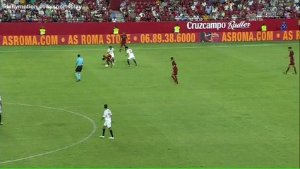 Edin Dzeko Goal HD - Sevilla 2 - 1 AS Roma - 10.08.2017 (Full Replay)
