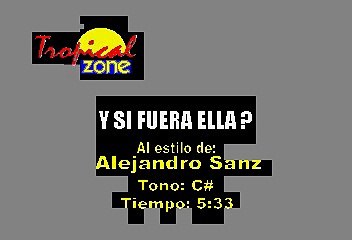 Y Si Fuera Ella - Alejandro Sanz (Karaoke)
