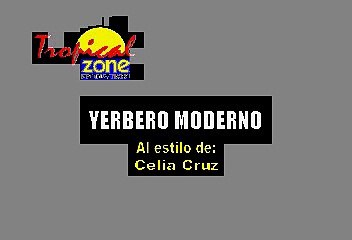 Yerbero moderno - Celia Cruz (Karaoke)