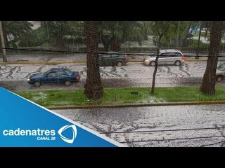 IMPRESIONANTE Granizada en la zona metropolitana y DF