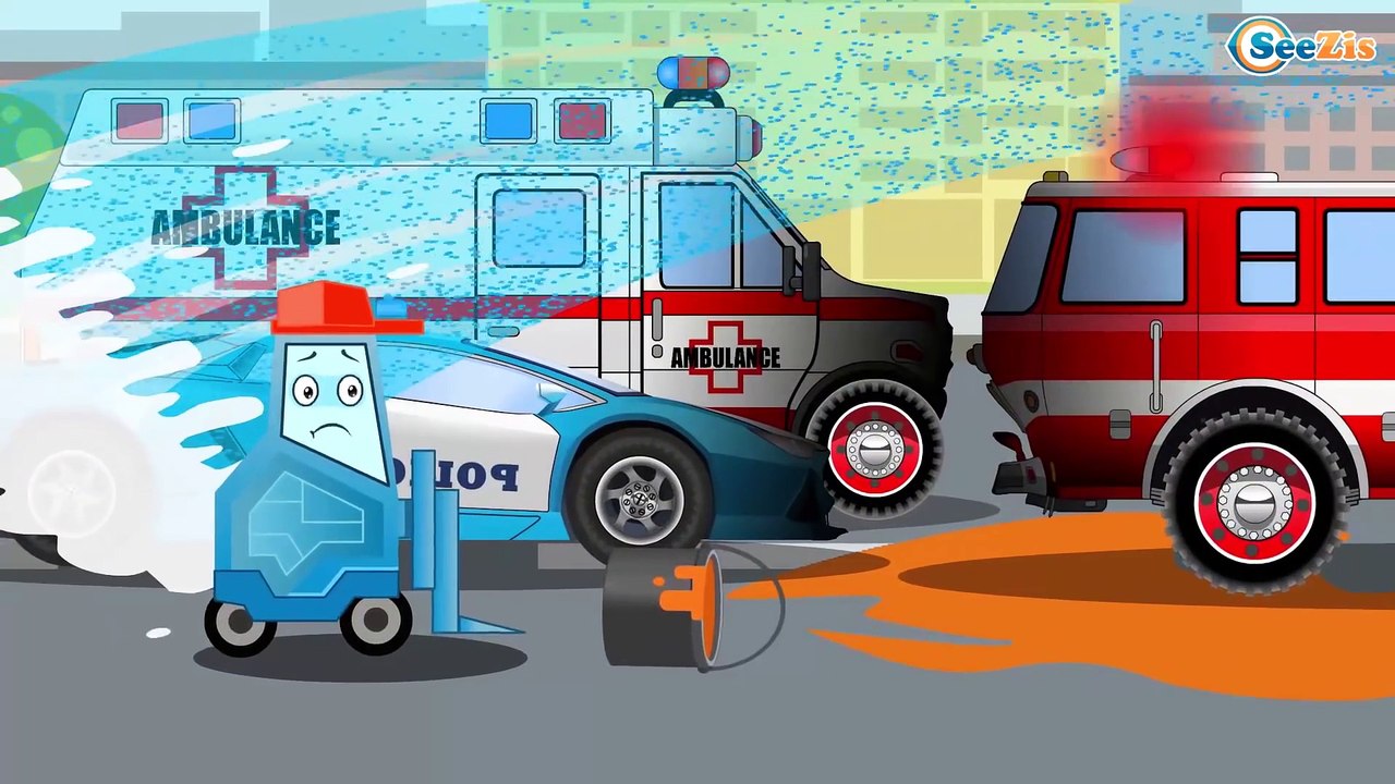 La Voiture de police en action et ses amis Jeu d'assemblage: Voitures de construction Pour Enfants