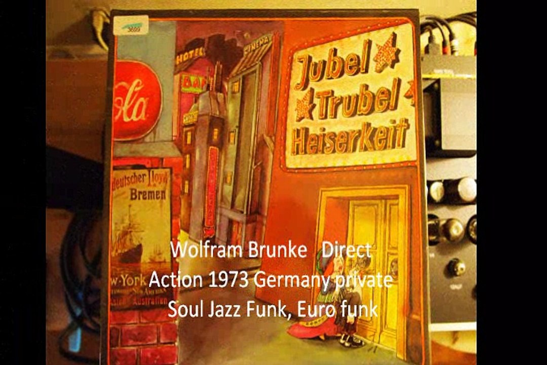 Wolfram Brunke"Direct Action" 1973 Germany private Soul Jazz Funk, Euro funk