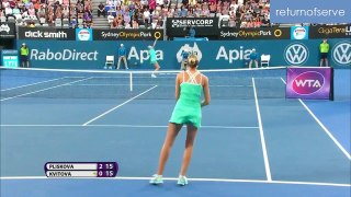 2015 Apia International Petra Kvitova vs Karolina Pliskova