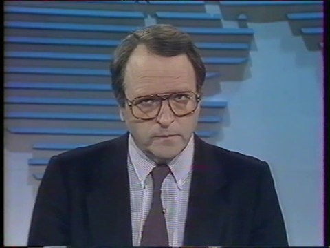 TF1 - 16 Avril 1989 - Fin Sport Dimanche Soir , speakerine, début JT Nuit