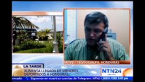 “Emigran solos y quedan a merced del crimen organizado”: coordinador del Observatorio de Derechos de la Niñez en Hondura