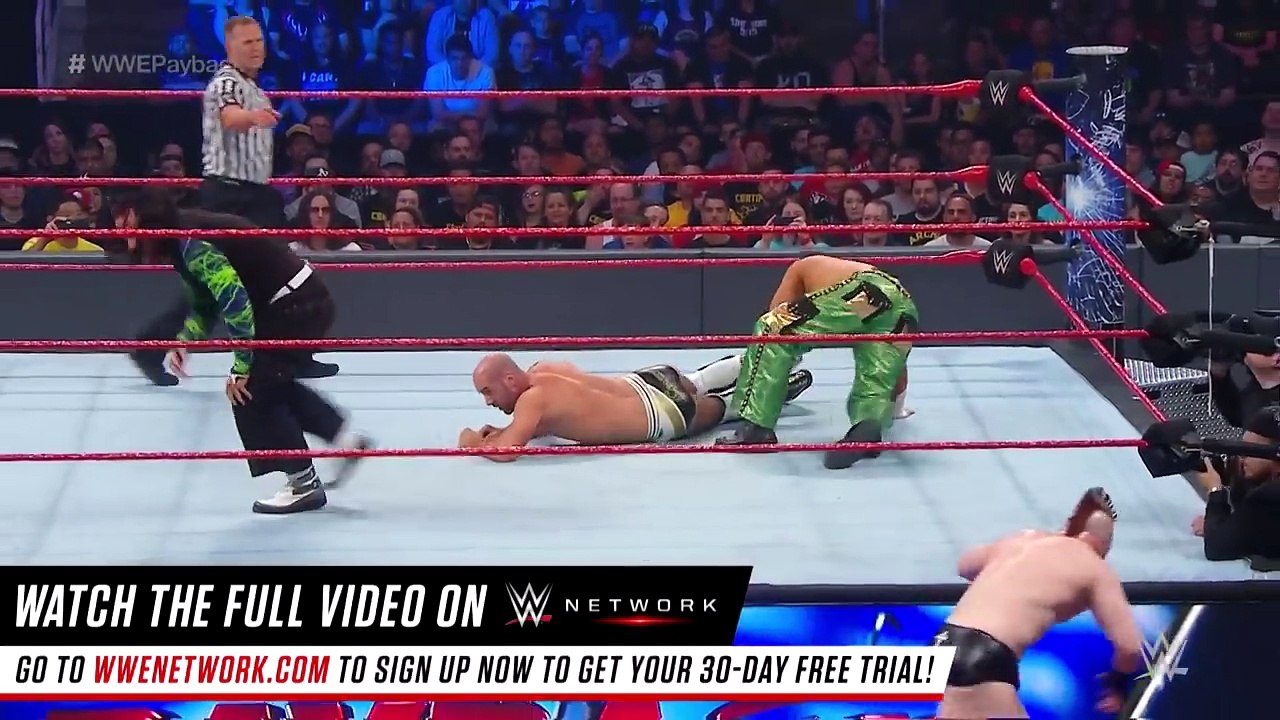 The Hardy Boyz vs. Cesaro & Sheamus Raw Tag Title Match: WWE Payback 2017 (WWE Network Exc