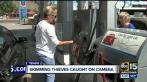 Credit card skimming thieves caught on surveillance camera