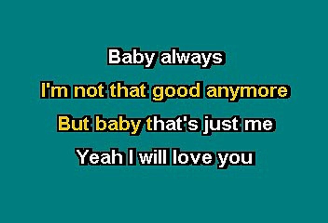 Bon Jovi - Always (Karaoke)