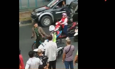Video Pemukulan Polantas Viral di Media Sosial