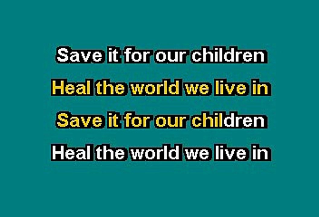 Michael Jackson - Heal The World (Karaoke)