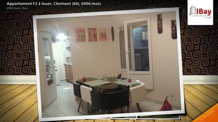 Appartement F2 à louer, Clermont (60), 690€/mois