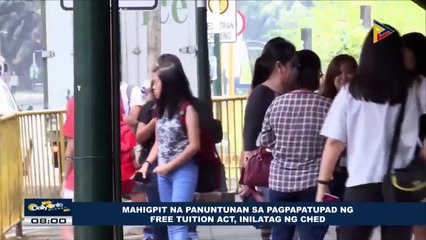 Mahigpit na panuntunan sa pagpapatupad ng Free Tuition Act, inilatag ng CHED