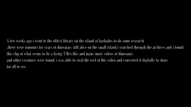 Real T Rex Dinosaur Caught On tape 2017 in Alive Dinosaurs In Real Life in Barbados new clip