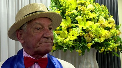 Concurso de belleza en Brasil coronó al abuelo más guapo