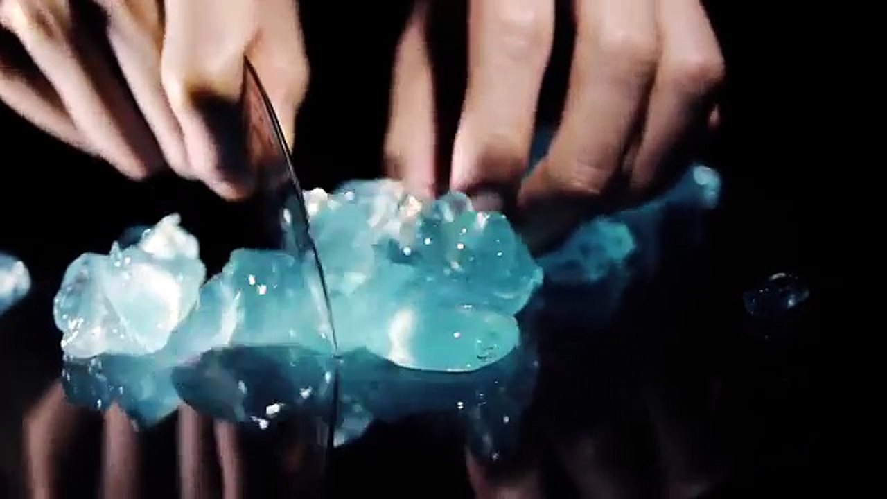 [音フェチ]スライムを定規で切る