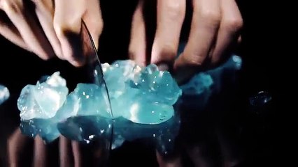 [音フェチ]スライムを定規で切る