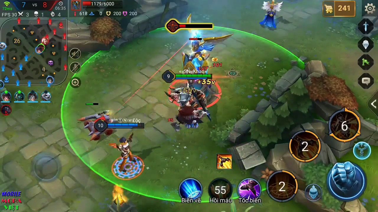 Test trang phục mới GRAKK Khô Lâu Đại Tướng và Gánh team cùng Grakk Full Phép Liên Quân Mobile