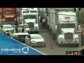 Bloqueo en la carretera federal México-Nogales, Sonora