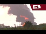 Se registra incendio en refinería de Pemex en Ciudad Madero  / Excélsior informa