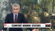 Ten more 'comfort women' statues to be installed on Liberation Day