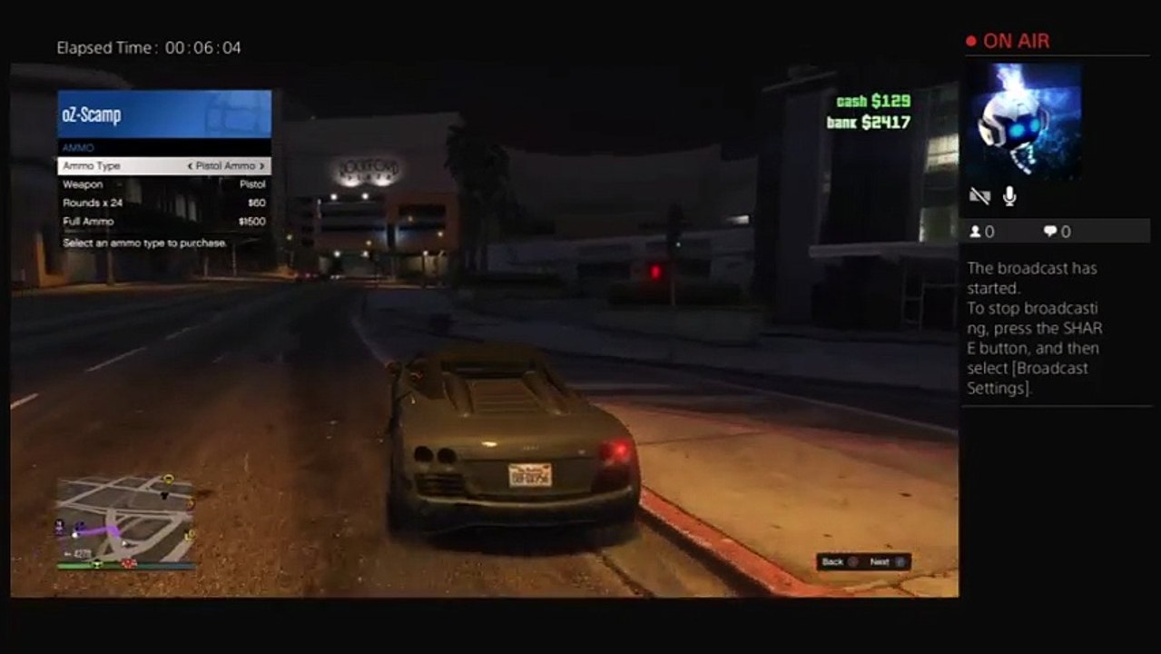 oZ-Scamp's Live PS4 Broadcast