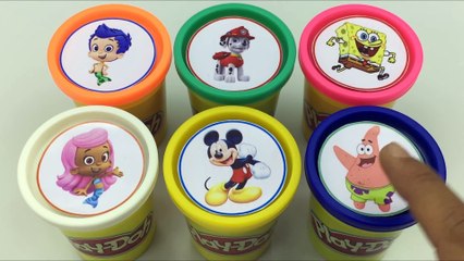 Télécharger la video: Cups Stacking Toys Bubble Guppies Play Doh Surprise Mickey Mouse Paw Patrol Spongebob Squarepants