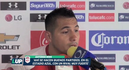 Antonio Ríos en conferencia de prensa