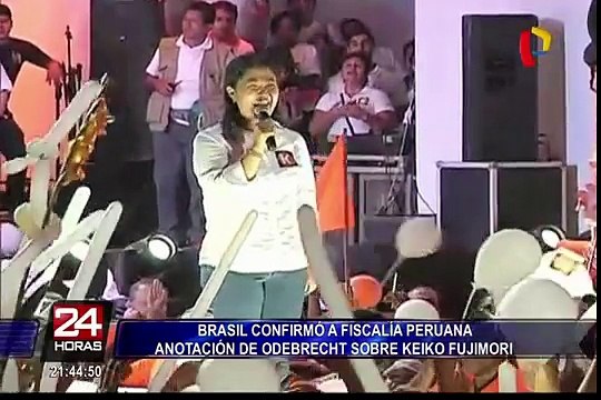 Fiscalía se pronuncia tras anotaciones de Odebrecht sobre Keiko Fujimori