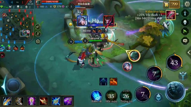 Liên quân mobile - te'annas cảnh vệ rừng - tướng ad đáng mua nhất liên quân