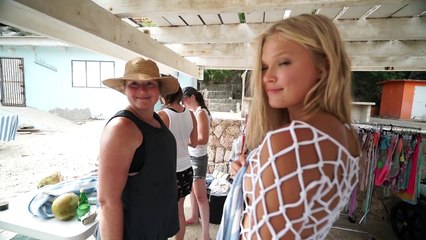 Vita Sidorkina Wears Nothing But A Sexy, White Fishnet Suit - Sports Illustrated Swimsuit
