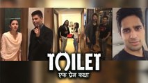 Sidharth Malhotra, Alia Bhatt, Ranveer Singh, Varun Dhawan - Celebs Promote Toilet Ek Prem Katha