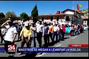 Huelga de maestros: bloquean carretera que une Puno con Desaguadero