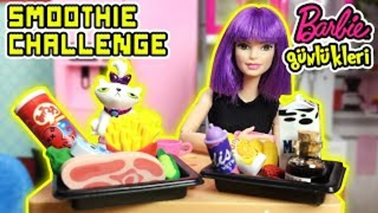 Barbie Günlükleri Smoothie Challenge - Barbie Türkçe izle - Bölüm 39 - Oyuncak Yap