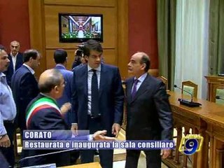 CORATO. Inaugurata la sede consiliare dopo il restauro