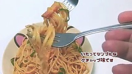 【フォークが浮く】食品サンプルっぽいナポリタン作ってみた _ Pandora.TV_3