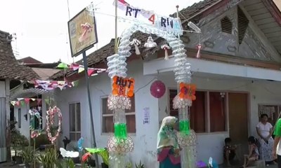 Download Video: Ide Kreatif, Hias Kampung dengan Limbah Plastik