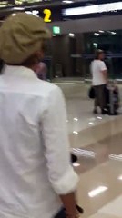 JANG KEUN SUK AT HANEDA AIRPORT ARRİVAL TO GIMPO AIRPORT KOREA 10.08.2017
