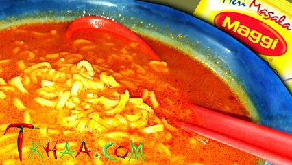 Maggi Noodles (Soupy N Spicy) - मॅगी नूडल्स (सूपी और तीखा)