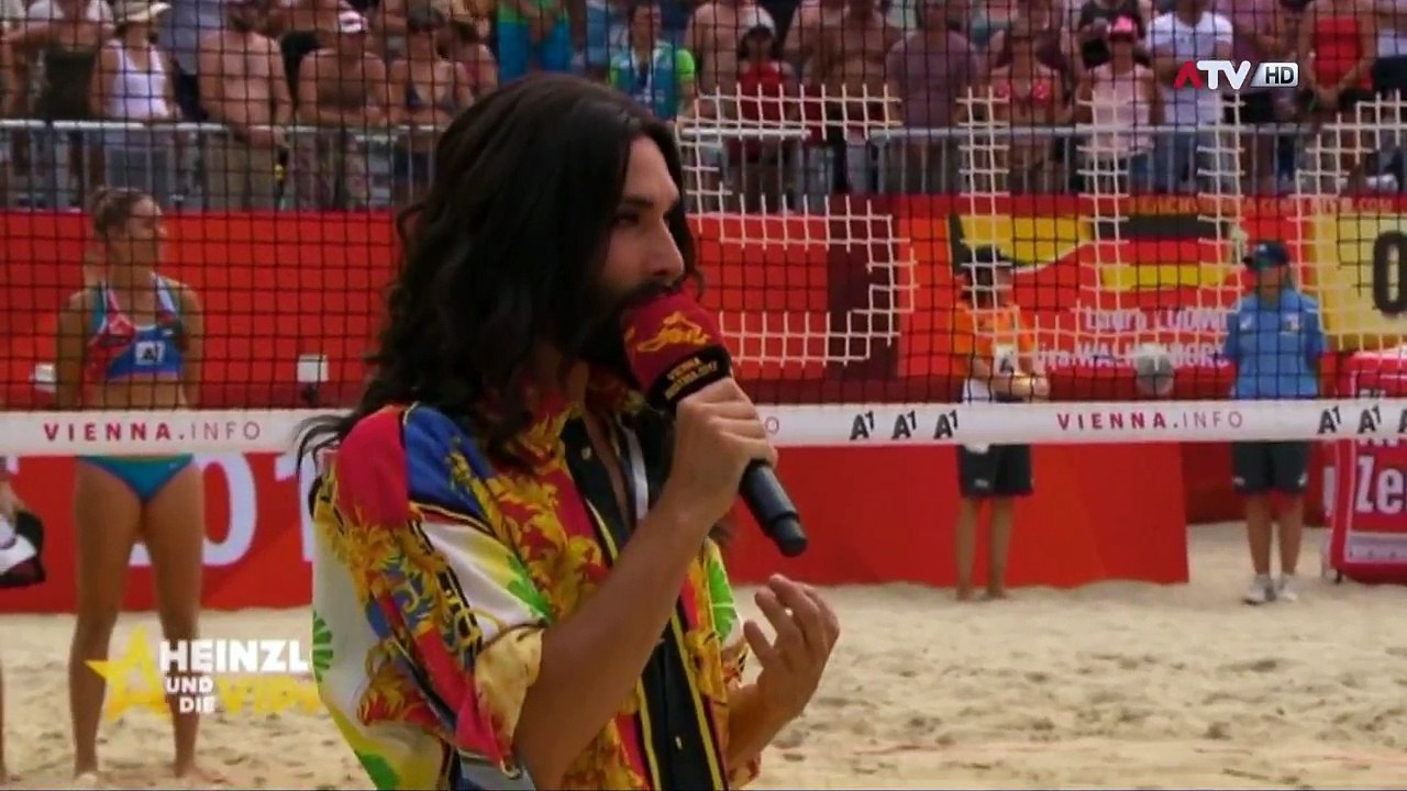 Conchita bei Beachvolleyball WM 5.8.2017 _Heinzl und die VIP´s_ - Teil 2