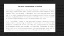 Injury Lawyer Brockville ON - EB Personal Injury Lawyer (800) 314-8169